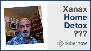 Can I detox from Xanax at home?