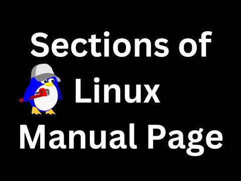 Linux Manual Page | Sections of manual page | man page