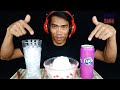 ASMR Drinking Fanta Grape Flavor Shaved Ice Crunchy EP 166 I BoonTube