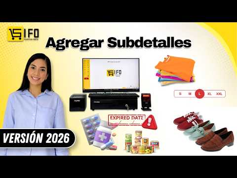 📦 ¡Agrega subdetalles a tus productos con SIFO Punto de Venta! 🚀