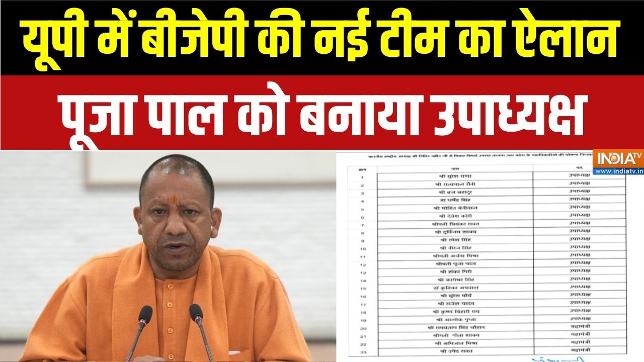 UP BJP New Team Announcement: UP में बीजेपी संगठन की नई टीम का ऐलान  | CM Yogi | Missi