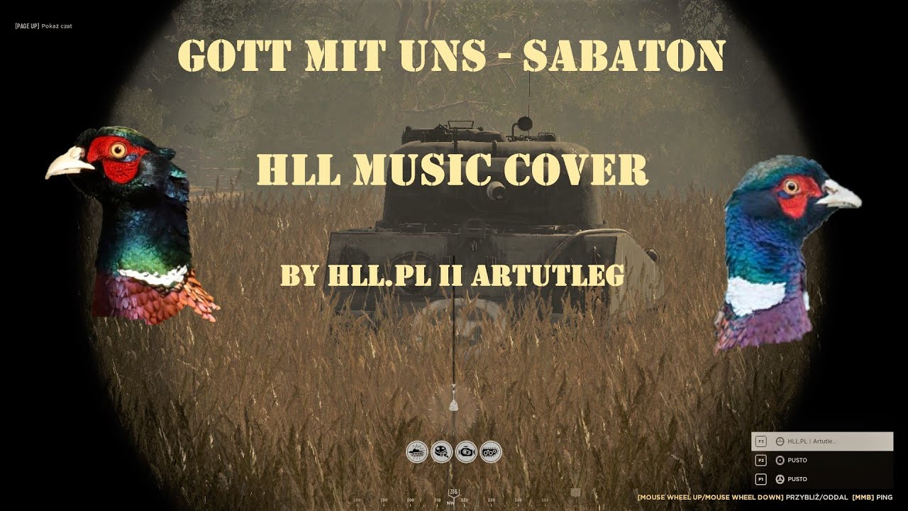 HLL Hell Let Loose music cover - Sabaton - Gott mit uns Tank game