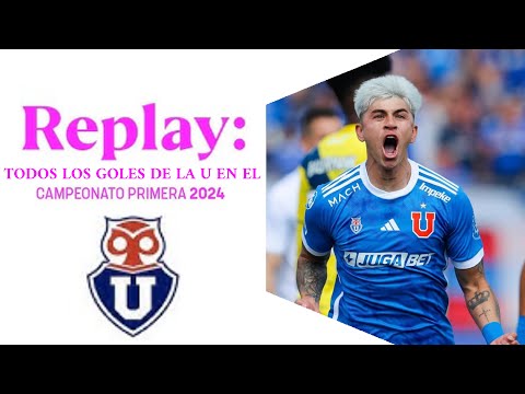 Todos Los Goles De La Universidad De Chile 2024 Primera Division