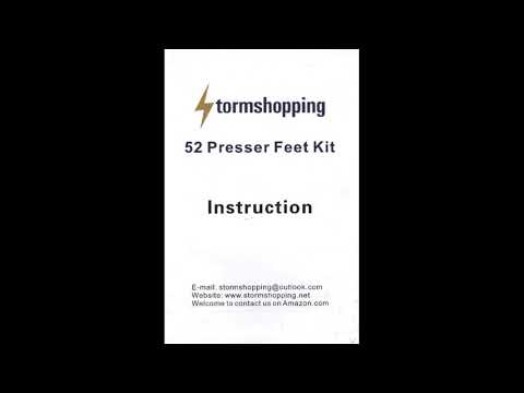 Manual for Presser Feet Video