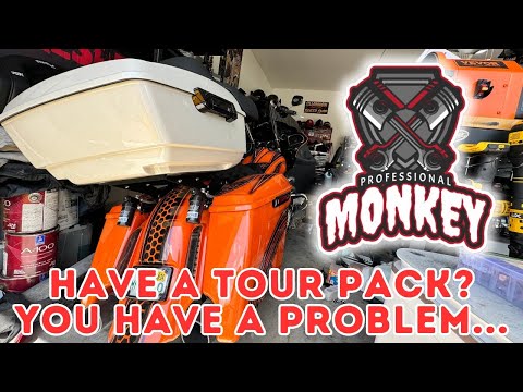 If You Have A Tour Pack On Your Harley Davidson, You Have A Problem.