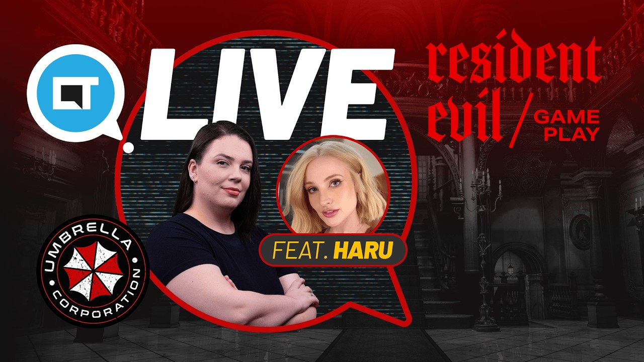 Jogando Resident Evil AO VIVO ft. HARU