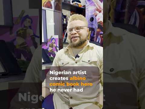 Nigerian artist reframes children with albinism as heroes