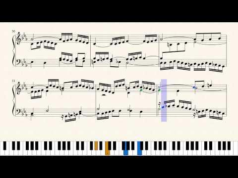 Video thumbnail for Prelude and Fugue in E-flat major, BWV 852