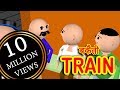 MSG TOONS - Bakaiti in Train - 1 || Desi Comedy Video
