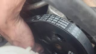 How to change power steering belt on 2004 Mitsubishi Lancer ES