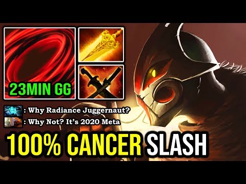 This is WHY Radiance Juggernaut is too POWERFUL in 7.24b + Insanely Omnislash 23Min GG DotA 2