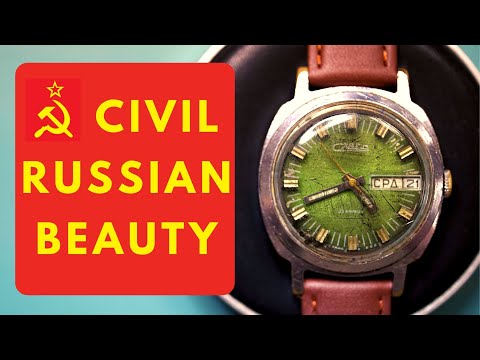 Can we bring this broken Soviet watch back to life? Non running Slava / Craba 2428
