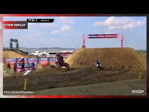Geerts vs Vialle | MX2 Race 2 | BitCi MXGP of Turkey #MXGP #Motocross