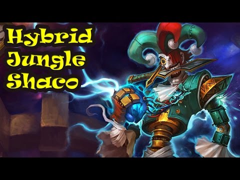 First Try On New Reworked Shaco In the Jungle | Hybrid AD Jungle Shaco S7 Build | Hextech Gunblade