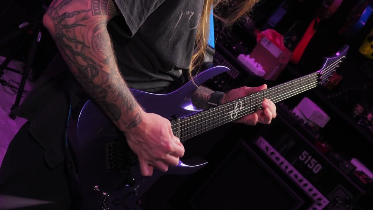 Solar A1.6FRPM Sustainiac+ Electric Guitar - Metallic Purple Gloss