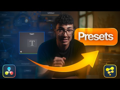 Turn your TEXT animations into Drag-and-Drop Presets! - Davinci Resolve