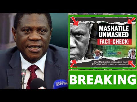 Paul Mashatile EXPOSED!TRUTH Behind the R37 Million Waterfall Mansion & "Fake" Assassination Attempt