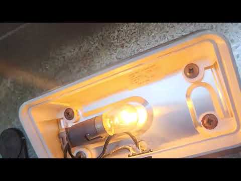 Bad earth to frame of caravan. Bridge with meter