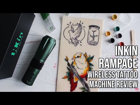 Testing the INKIN Rampage Wireless Tattoo Machine | Unboxing & First Impressions