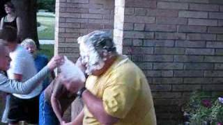 preview picture of video 'RAW FOOTAGE:  Man gets pie in the face'