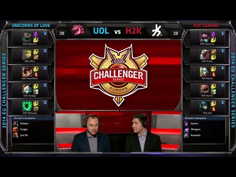 H2k Gaming vs Unicorns of Love | Game 2 Semi Finals S4 EU CS #2 Summer 2014 Playoffs | H2K vs UOL