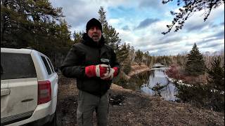 Cozy River Camping in my Small SUV (-11°C/12°F)