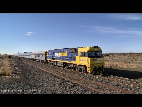 3MA8 "The Overland" Passenger Train - PoathTV Australian Railways