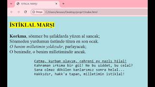 Web Tabanlı Uygulama Geliştirme Tekrar 1