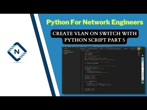 Python For Network Engineer Create Vlan On Switch With Python Script Part 5 Video 23