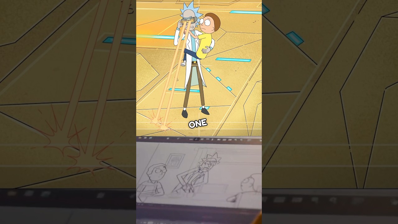 Animating Rick and Morty #animation