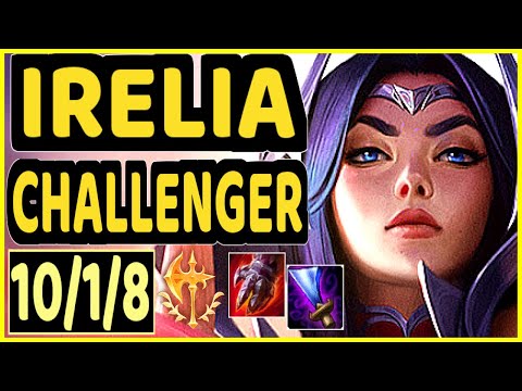 SERTUSS (IRELIA) vs AKALI - 10/1/8 KDA MID CHALLENGER GAMEPLAY - EUW