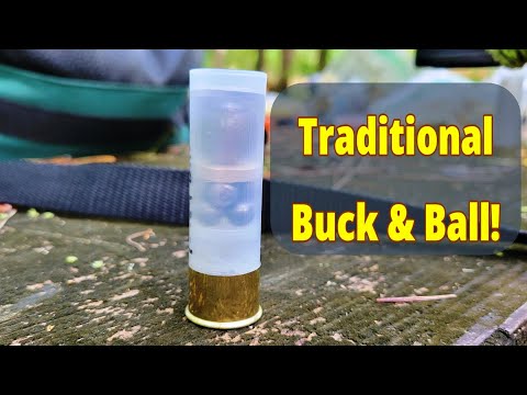 Traditional Buck & Ball Hunting Rounds! Range Tests...