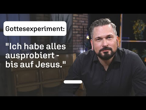 ERF Mensch Gott presenter Marcus Walter puts God to the test