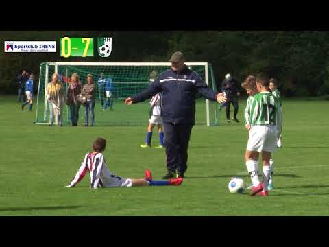 16 september 2017, bekerwedstrijd SV Irene JO13-2 -  SHH JO13-1G