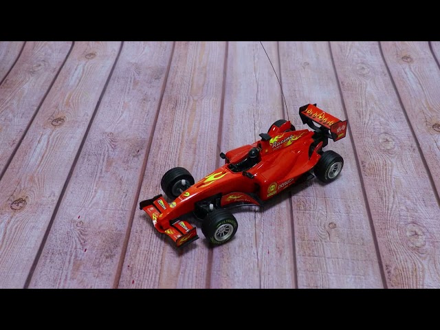 Болид гоночный Lanson Toys р/у красный 1:16 - видео