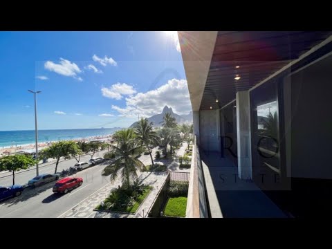 W04.321 - Apartamento de luxo com varanda de frente para o mar em Ipanema | INDISPONÍVEL