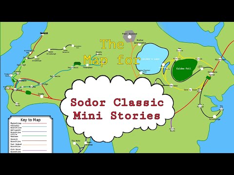 My Map of the Island of Sodor | Sodor Classic Mini Stories | A Map Explanation