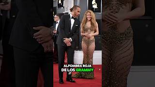 Shakira IMPACTADA por Lewis Hamilton en ALFOMBRA ROJA de los Grammy #shakira #lewishamilton
