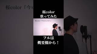 【春だから】ミックスボイス使って桜color歌ってみた　#shorts #歌ってみた #cover #カラオケ #ミックスボイス #音楽 #カバー #greeeen #gre4nboyz