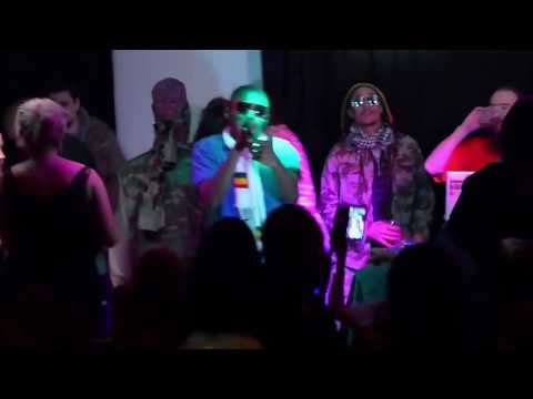 B Flow and Ras Kinky open for Jah Cure in Oslo-2014 - B Flow