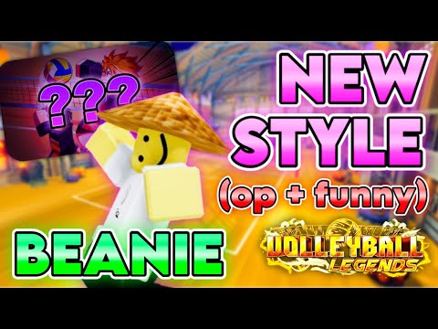 NEW EXCLUSIVE STYLE "BEANIE" IS INSANELY OP IN VOLLEYBALL LEGENDS