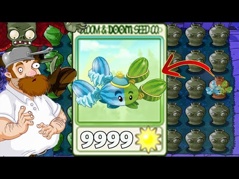 100% Team THROW Plants Attack Gargantuar Zomboss - Vasebreaker Endless | Plants vs Zombies