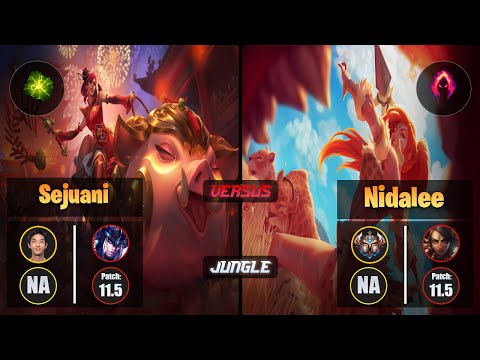 Blaber SEJUANI (Jungle) [Aftershock] VS NIDALEE - Challenger NA Patch 11.5