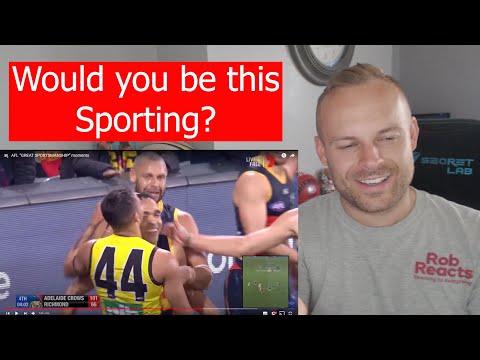 Rob Reacts to... AFL “GREAT SPORTSMANSHIP” Moments