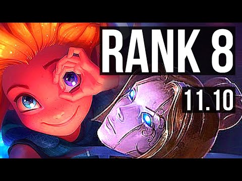 ZOE vs ORIANNA (MID) | Rank 1 Zoe, Rank 8, 900+ games, 1.5M mastery, 4/2/8 | KR Challenger | v11.10