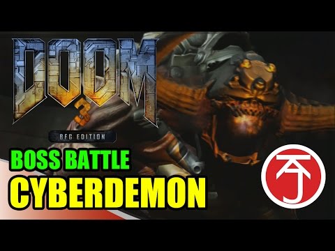 DOOM 3: BFG Edition - BOSS BATTLE: DOOMGUY VS CYBERDEMON