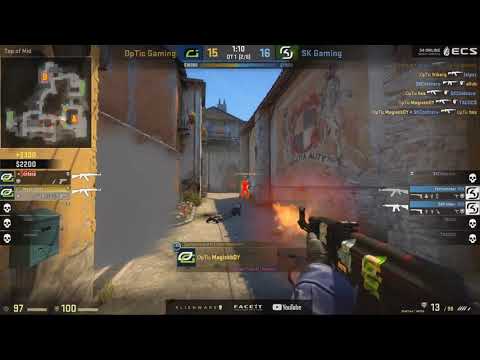 OpTic double teamkill vs SK Gaming [ ECS Season 4 ]