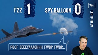 AF-22 Pilot's Real Audio of Chinese Balloon ShootDown
