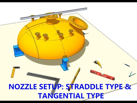 Difference between Tangential and Straddle Nozzle Fitting on a Pressure Vessel Head