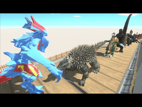 SUPERMAN RAIJIN DEATH FALL - Animal Revolt Battle Simulator